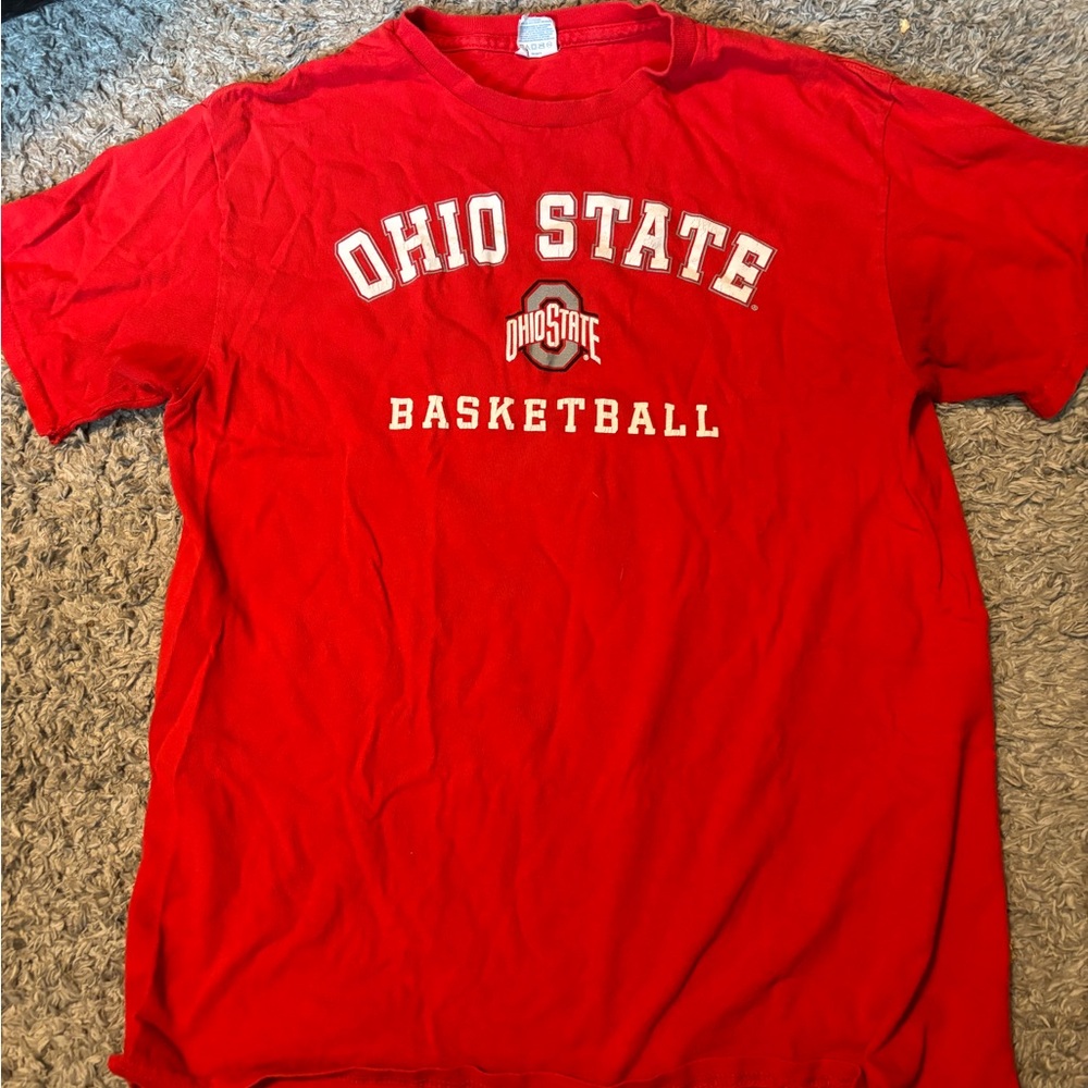 Ohio State Basketball Kids Red T-Shirt